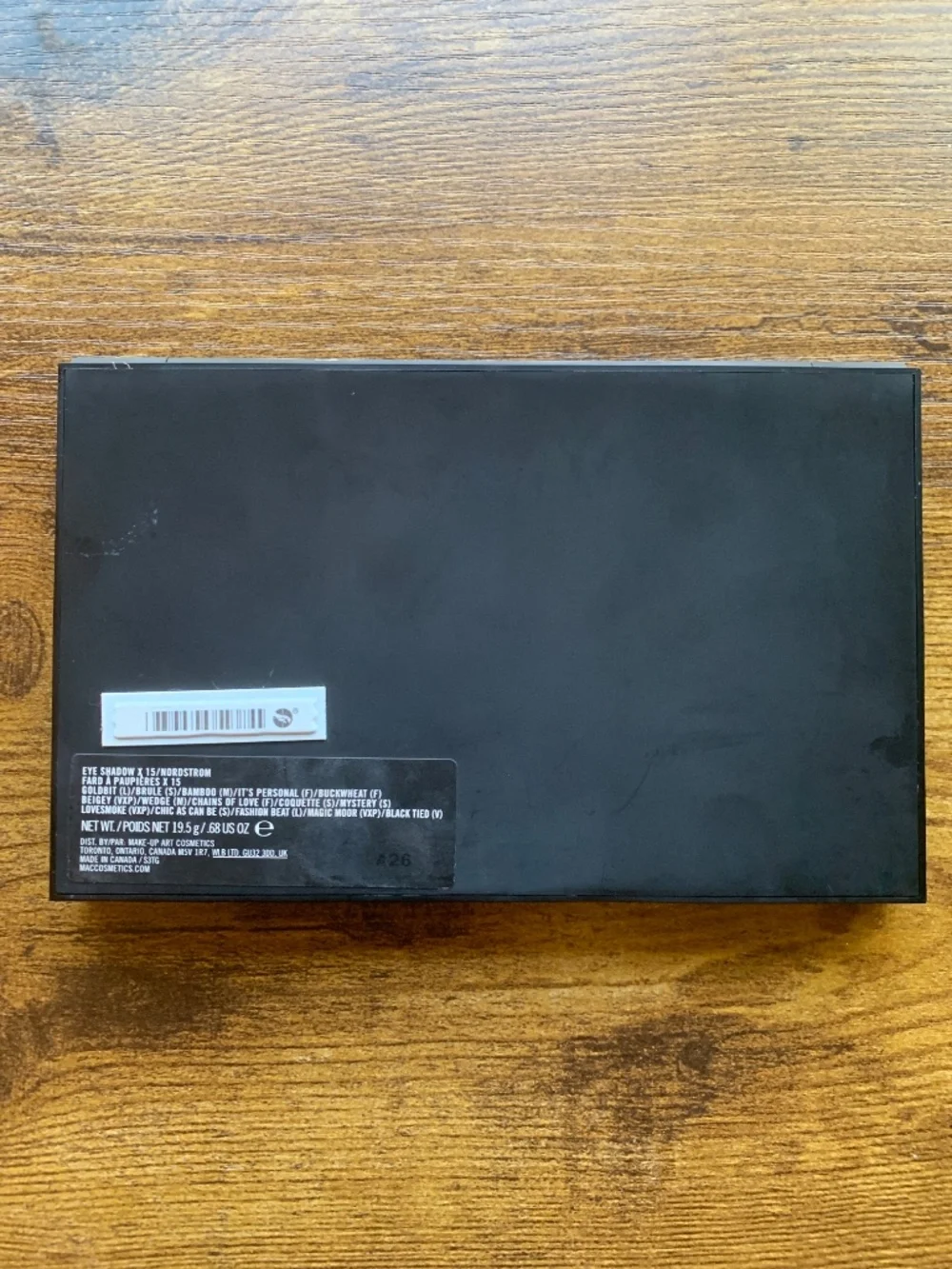 MAC eyeshadow palette